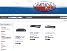 Tablet Screenshot of americaninfo.com.br